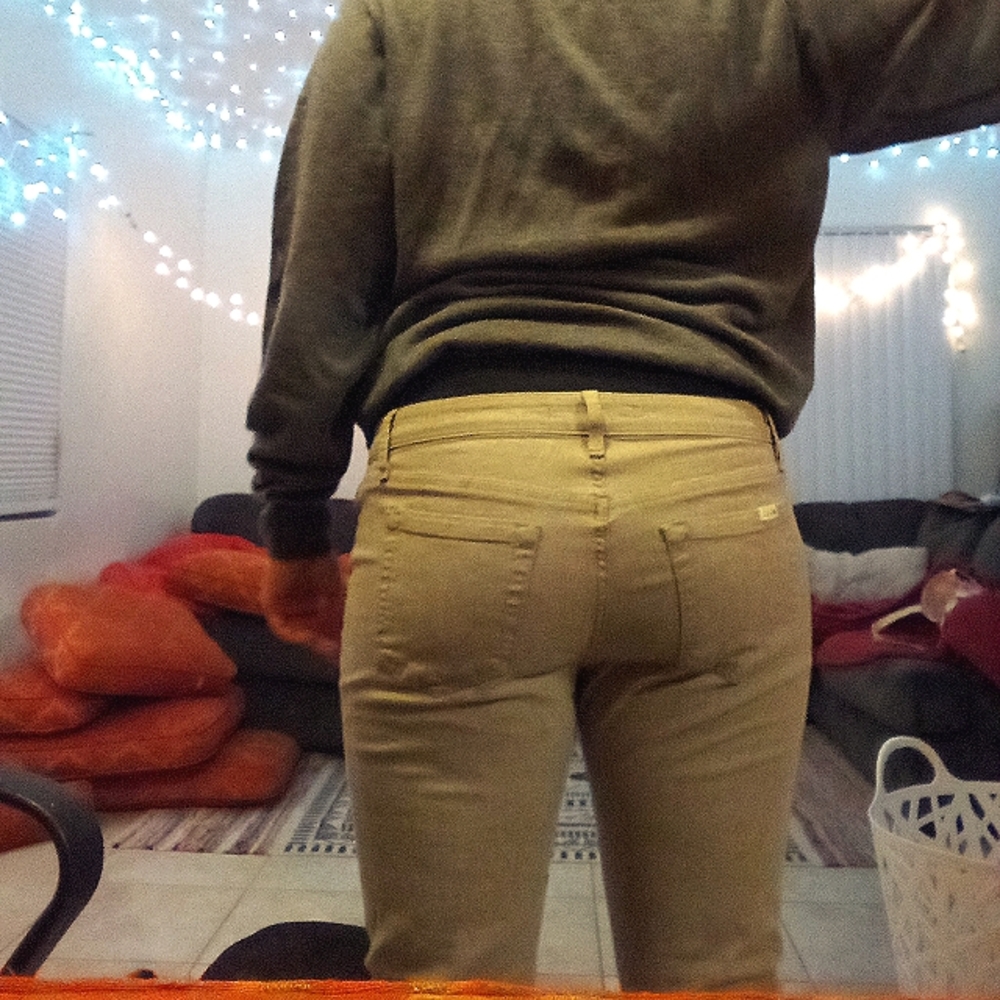 Joe's Jeans Tan Straight Leg Pants